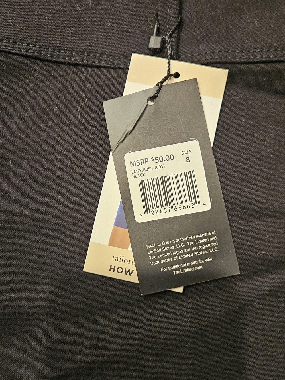 The Limited Black Women's Bermuda Shorts - Picture 3 of 6